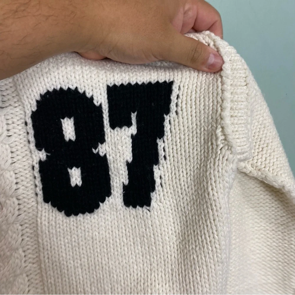 Free People We‎ The Free 87 Pullover Cream Sweater Knit XS - Picture 7 of 7